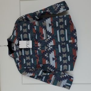 Zara Kids Limited Edition Printed Southwest Style Shacket - Kids Aztec